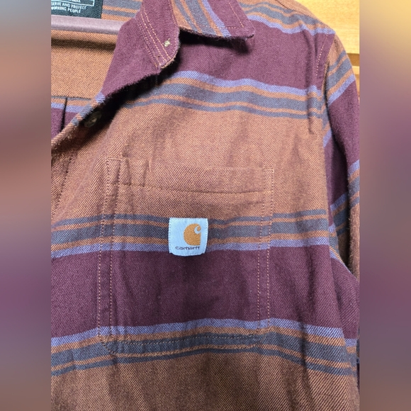 Carhartt Flannel Rugged Flex loose fit Large - Picture 4 of 7